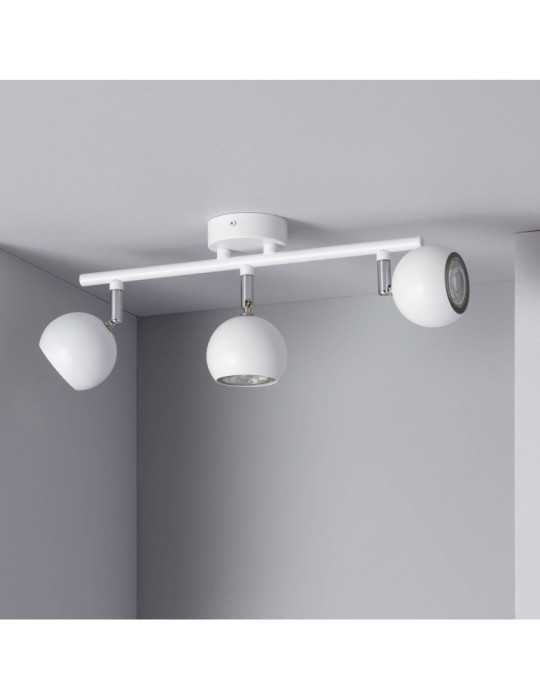 Plafonnier Orientable Aluminium Ates 3 Spots