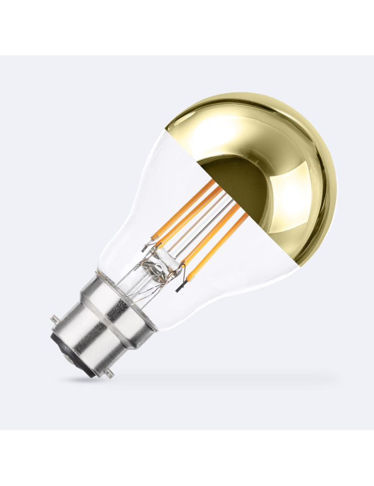 Ampoule Filament LED B22 8W 800 lm A60 Gold Reflect Ampoule Filament LED B22 8W 800 lm A60 Gold Reflect