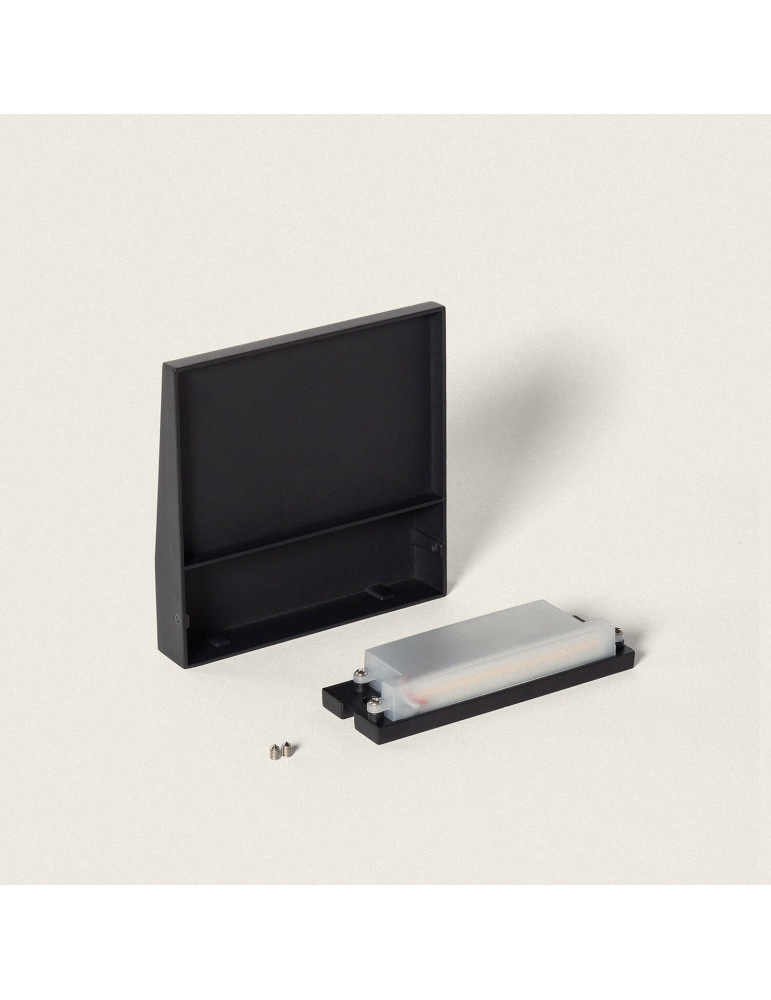 Applique Murale Extérieure LED 6.5W CCT Seleccionable en Saillie Carrée Jade