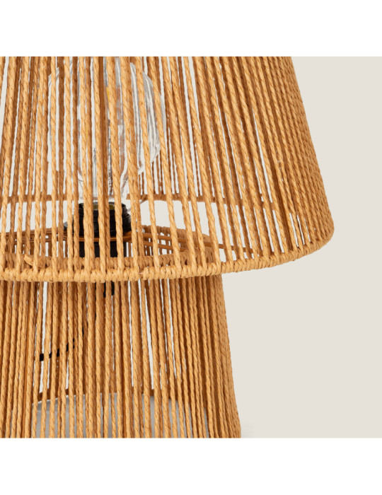 Lampe à Poser Papier Tressé Kalla Gardenia