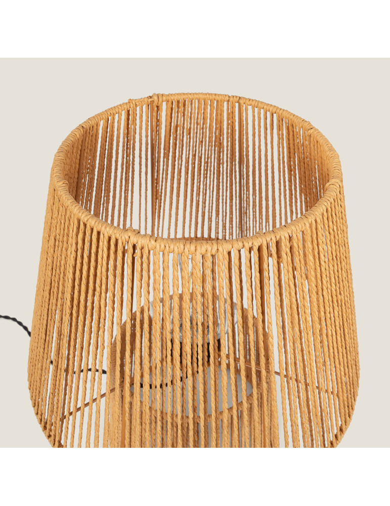 Lampe à Poser Papier Tressé Kalla Gardenia