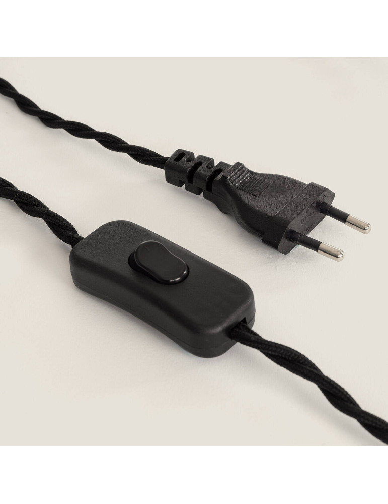 Lampe à Poser Papier Tressé Kalla Gardenia