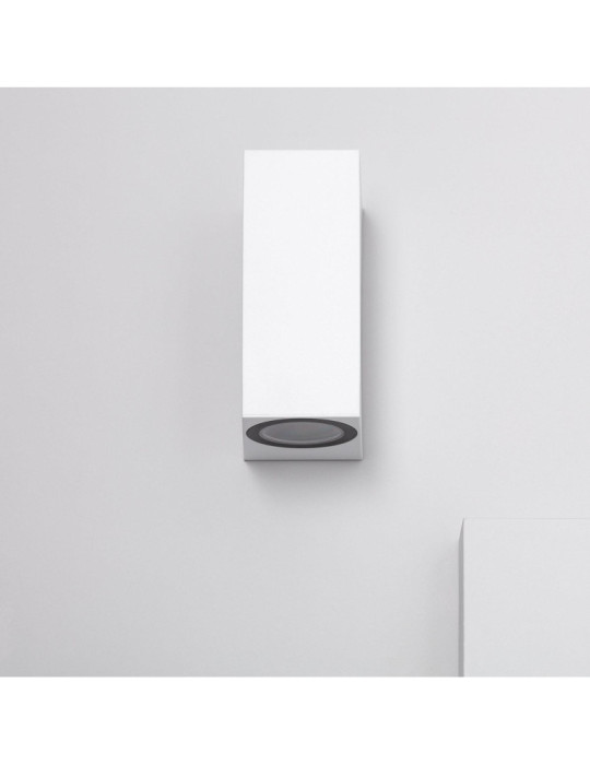 Applique Murale Extérieure Miseno Éclairage Double Face Blanche