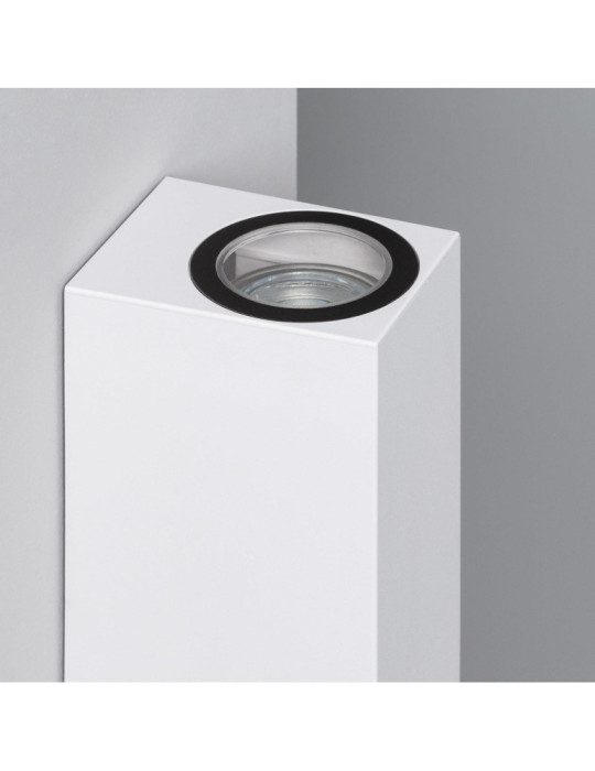 Applique Murale Extérieure Miseno Éclairage Double Face Blanche