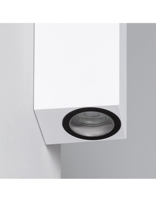 Applique Murale Extérieure Miseno Éclairage Double Face Blanche