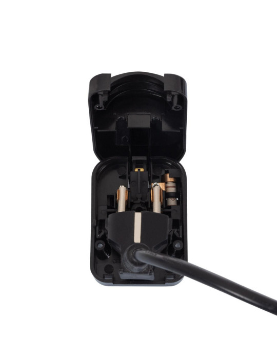 Adaptateur Prise Type F Tête Large avec Câble Bas à Prise Type G (UK)