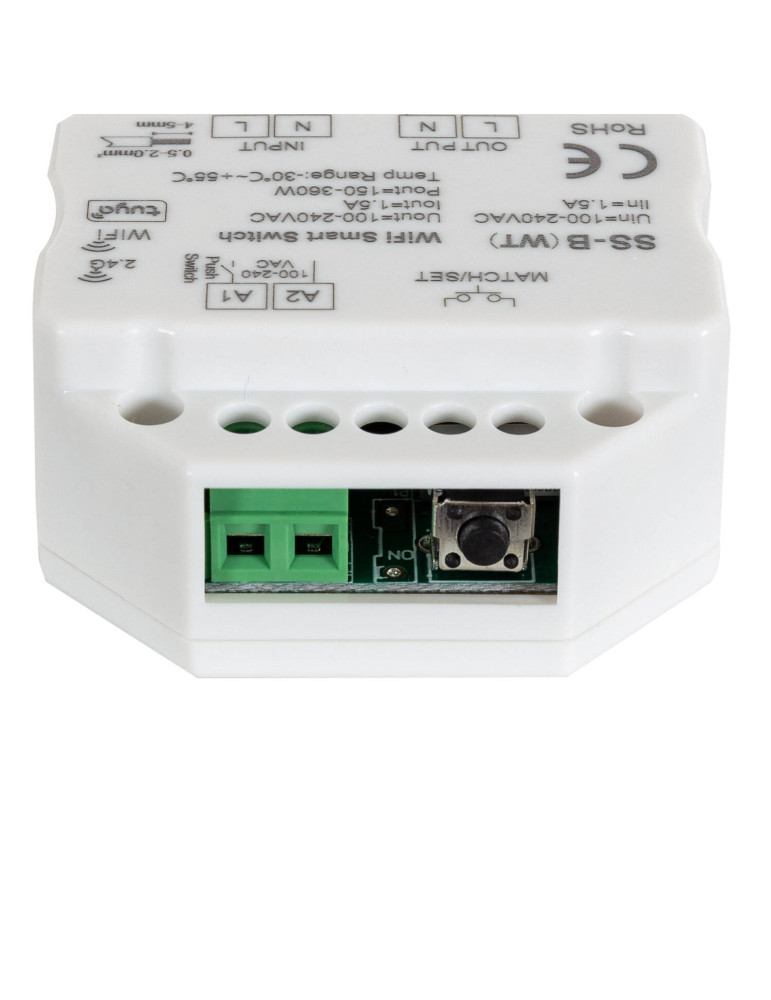 Module Interrupteur LED WiFi RF Compatible Bouton-Poussoir