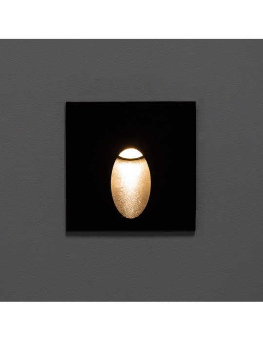 Aplique de Pared LED Ellis IP65 3W Negro