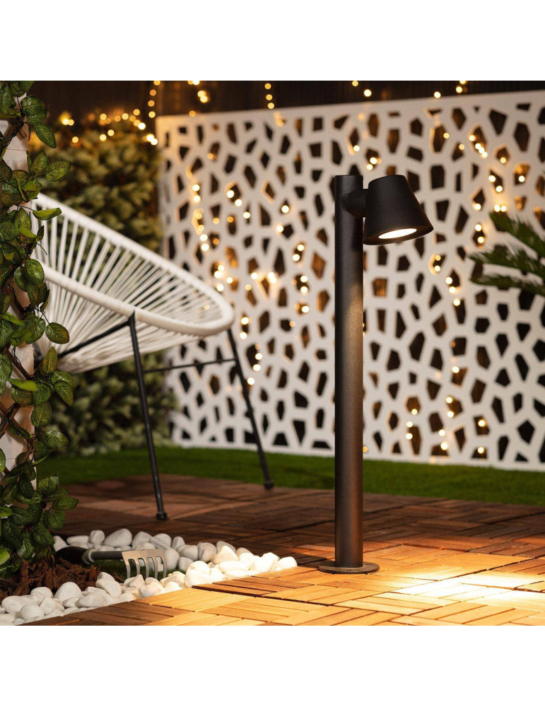 Balise LED Extérieure 7W en Saillie sur Pied 60cm Oroco