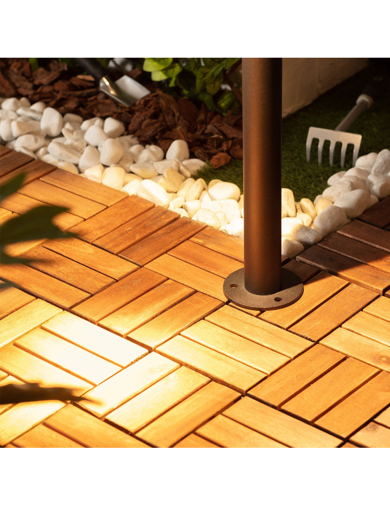 Balise LED Extérieure 7W en Saillie sur Pied 60cm Oroco