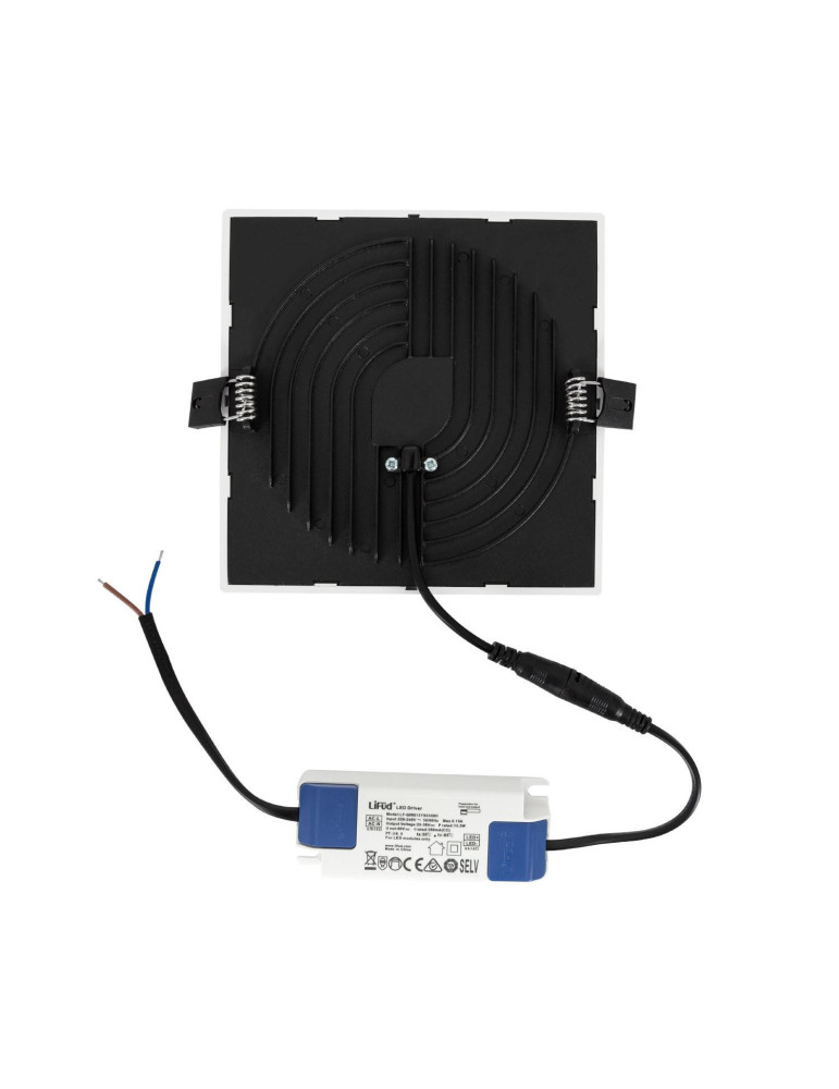 Dalle LED Carrée High Lumen 16W LIFUD Coupe Ø135mm