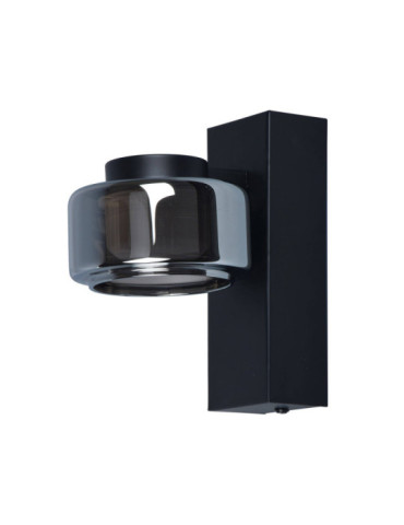 Lampe Murale LED 4W Salle de Bain Métal et Verre Zisna