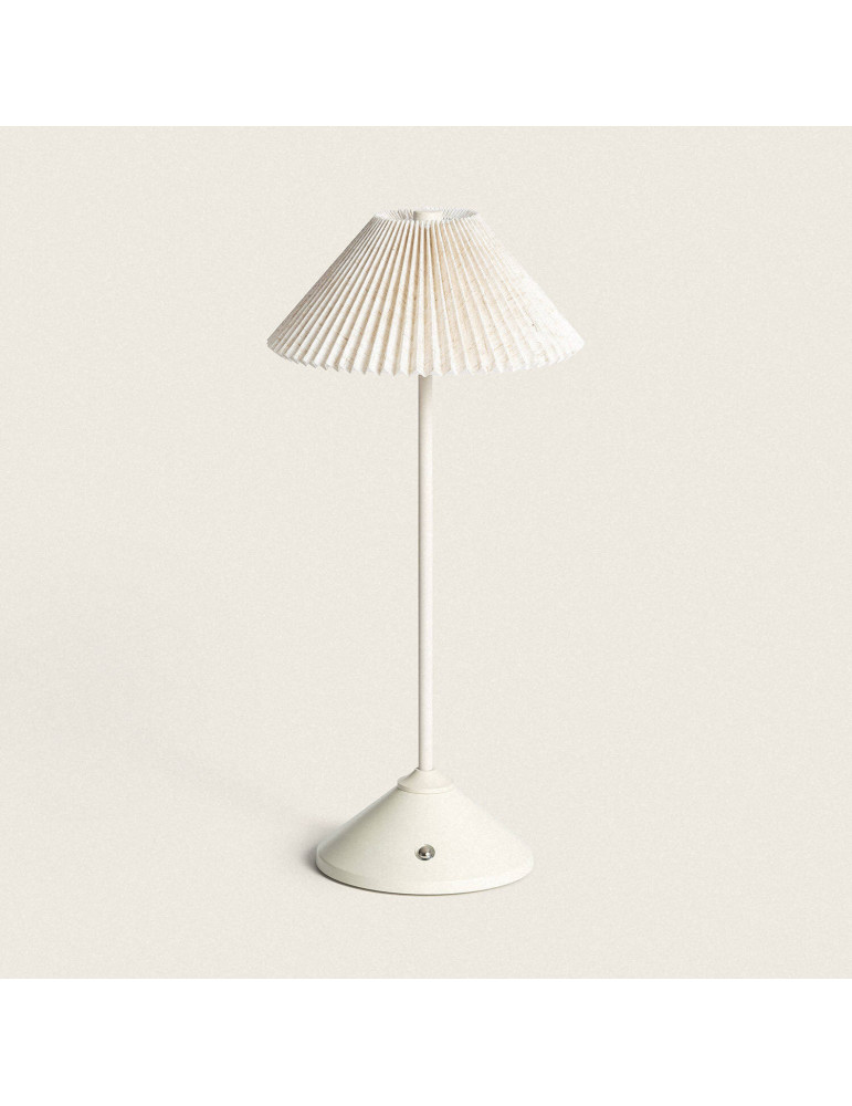 Lampe à Poser LED 3W Portable Métal avec Batterie USB Rechargeable Denwa