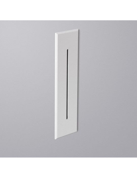 Balise LED Extérieure 3W Encastrable au Mur Rectangulaire Linéaire Wabi Blanche