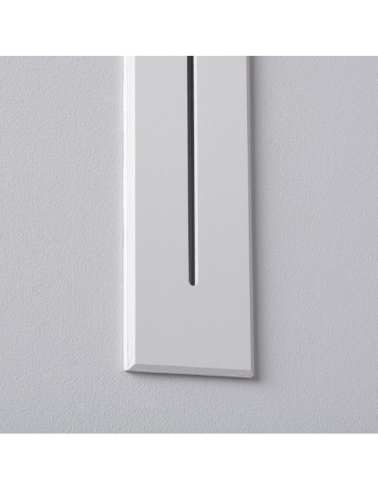 Balise LED Extérieure 3W Encastrable au Mur Rectangulaire Linéaire Wabi Blanche