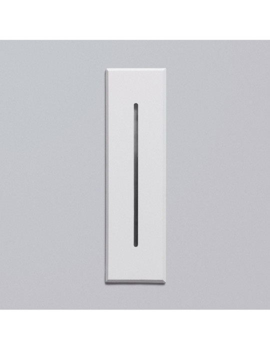 Balise LED Extérieure 3W Encastrable au Mur Rectangulaire Linéaire Wabi Blanche