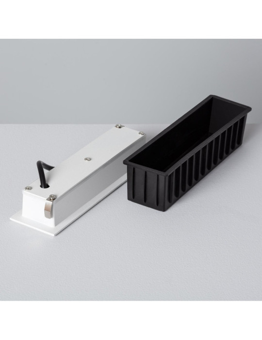 Balise LED Extérieure 3W Encastrable au Mur Rectangulaire Linéaire Wabi Blanche