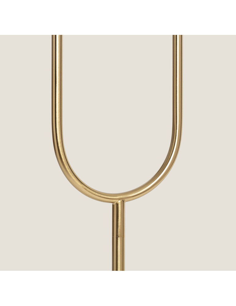 Lampadaire Métal et Verre Moonlight Brass 2 Spots