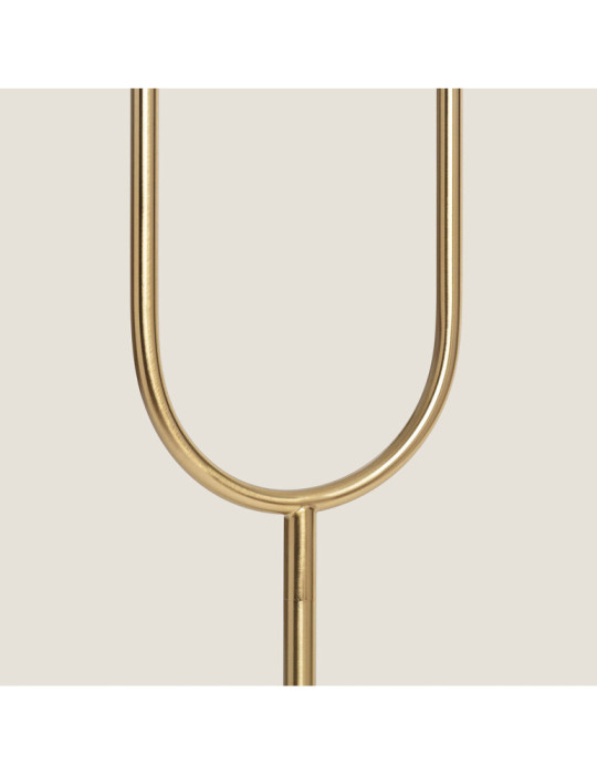 Lampadaire Métal et Verre Moonlight Brass 2 Spots