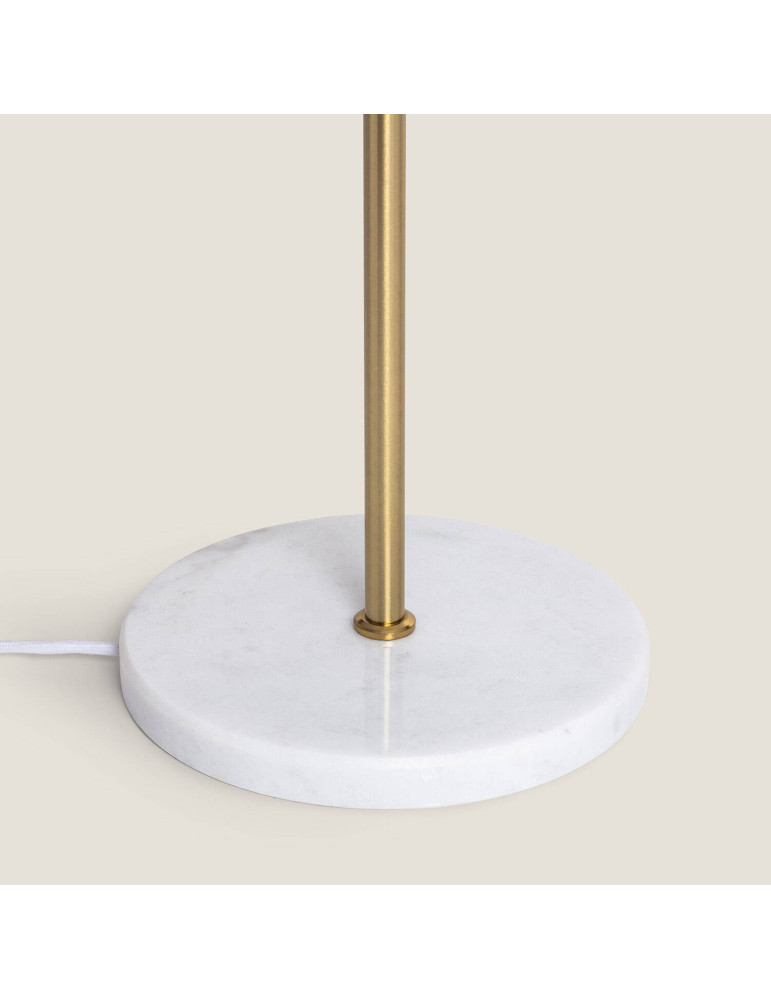 Lampadaire Métal et Verre Moonlight Brass 2 Spots