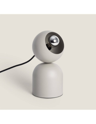 Lampe à Poser Métal Gris Pierre Lippi