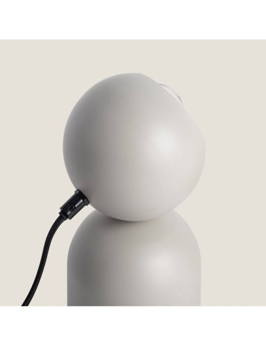 Lampe à Poser Métal Gris Pierre Lippi