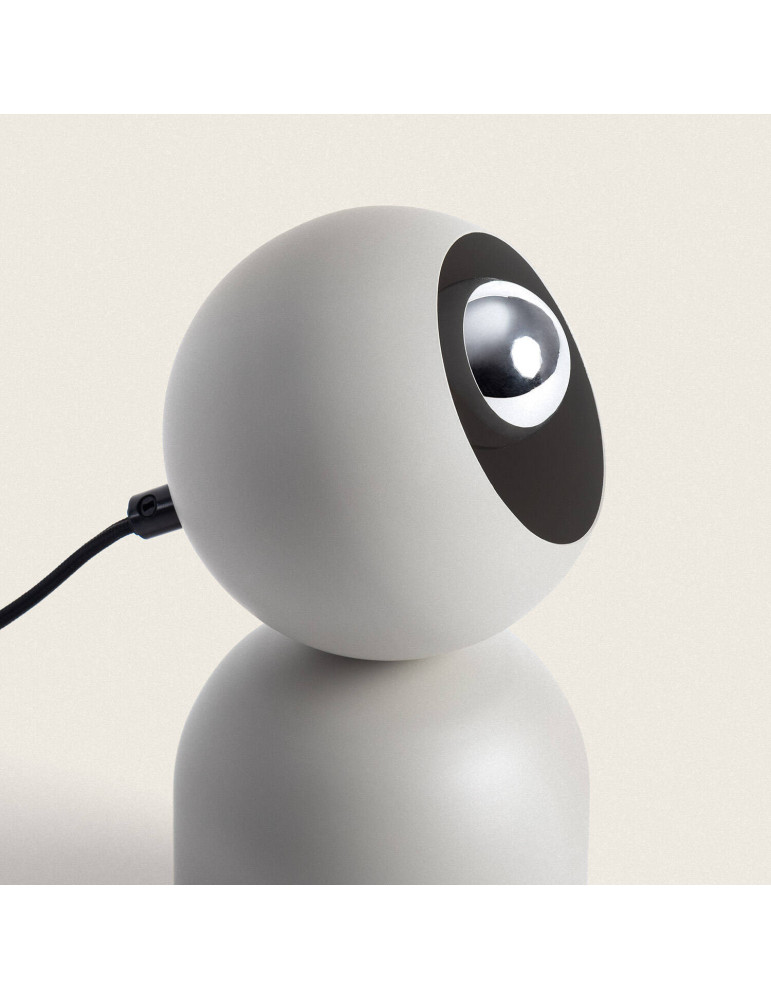 Lampe à Poser Métal Gris Pierre Lippi