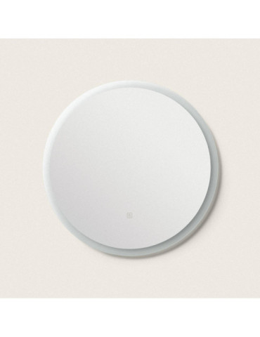 Miroir Salle de Bain avec Éclairage LED Anti-buée Shala Ø60 cm