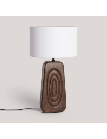 Lampe à Poser Bois Ishana ILUZZIA