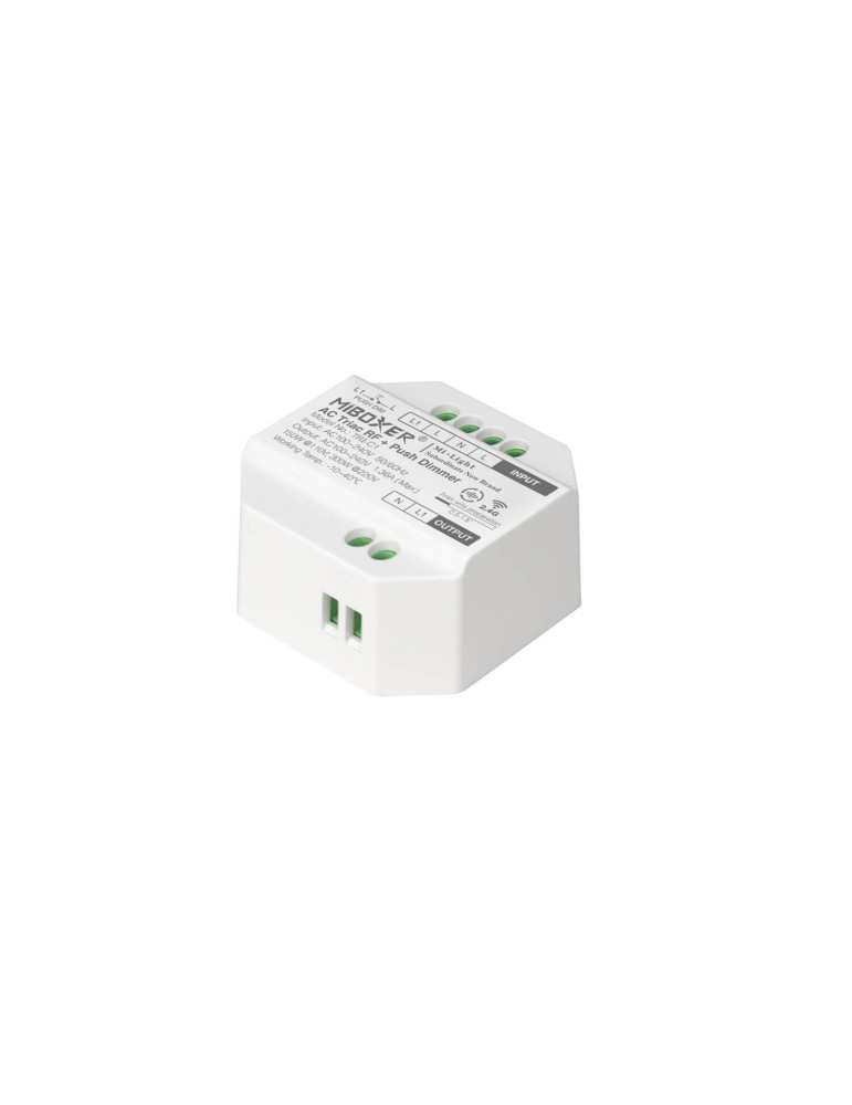 Variateur LED TRIAC Compatible avec Bouton Poussoir MiBoxer TRI-C1
