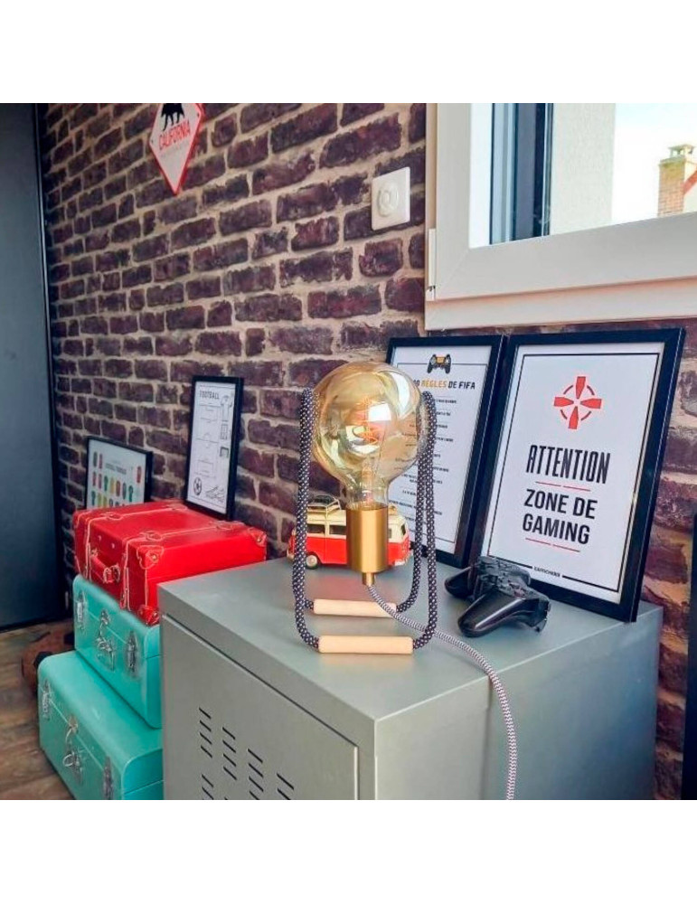 Lampe à Poser Creative-Cables Modèle KTCH0_ Taché