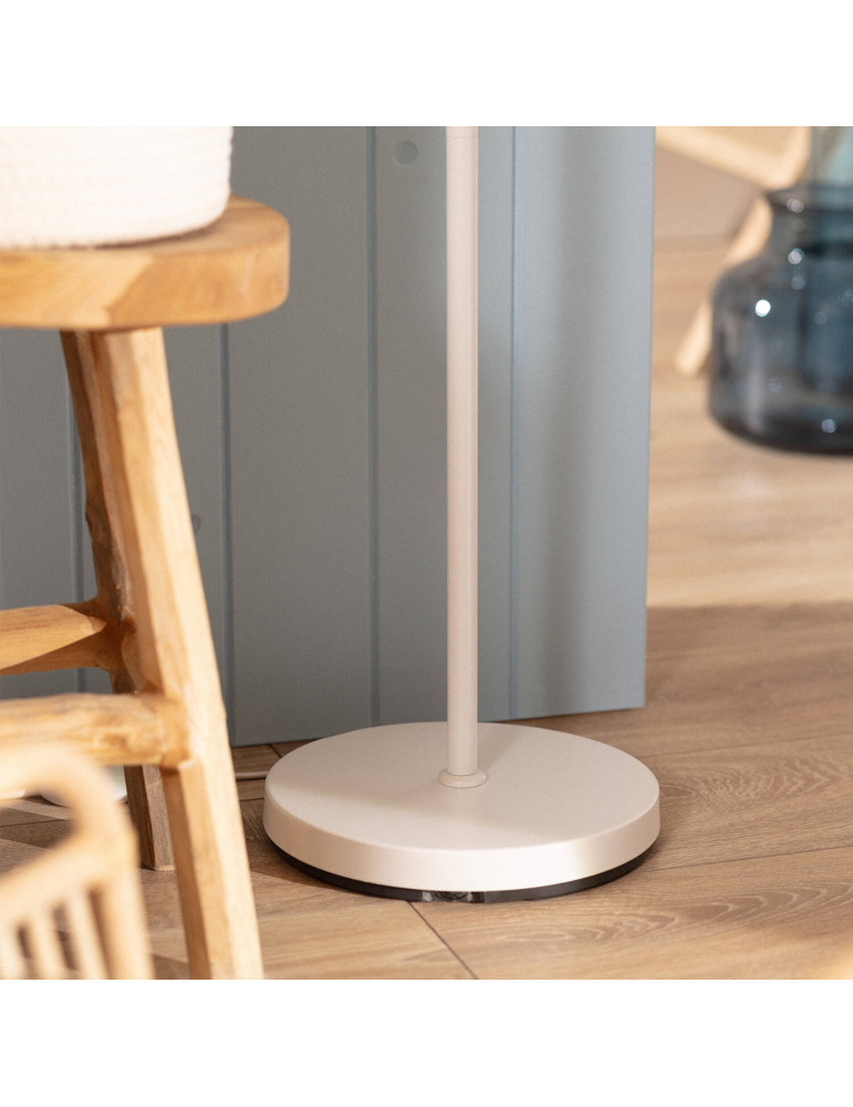 Lampadaire Rotin et Métal Baracoa