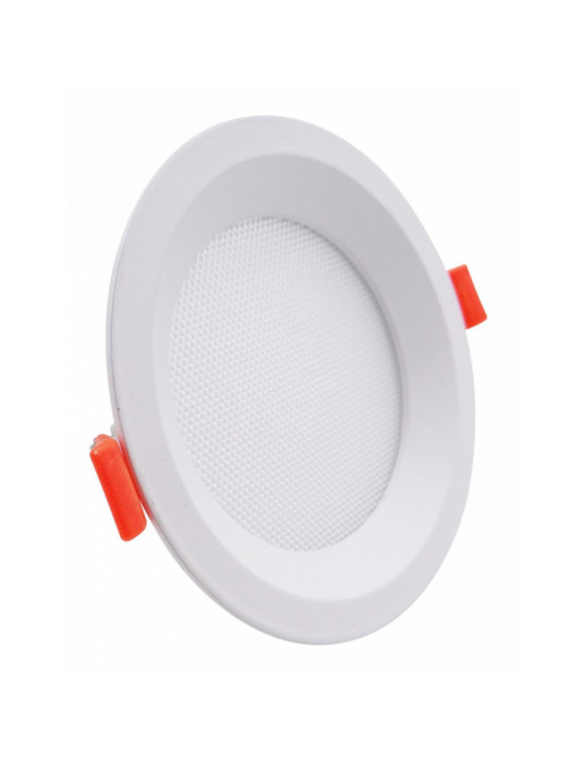 Dalle LED 10W Ronde CCT Microprismatique LIFUD Coupe Ø 110 mm