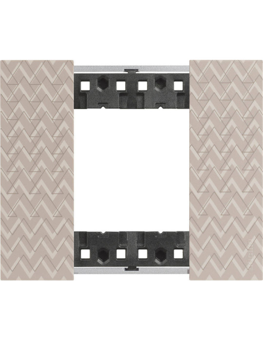 Platine de Finition 2 Modules IMD BTicino Living Now KA4802M_