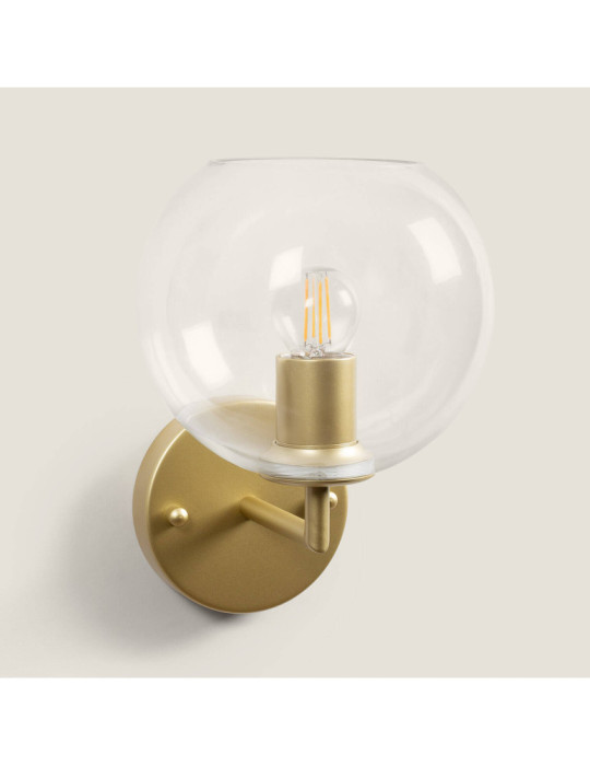 Lampe Murale Métal et Verre Bern