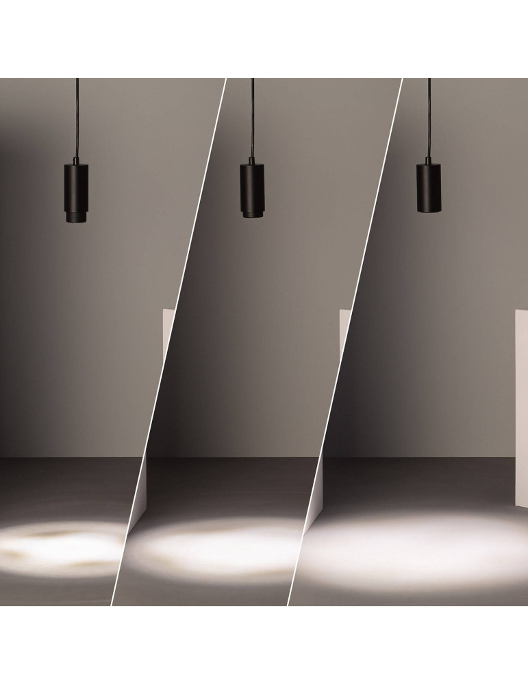 Suspension Aluminium Multiangle 10-50º pour Ampoule GU10