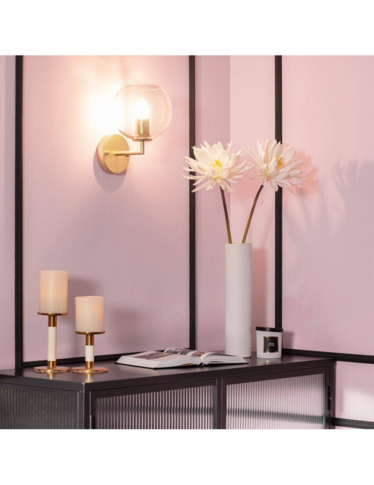 Lampe Murale Métal et Verre Bern