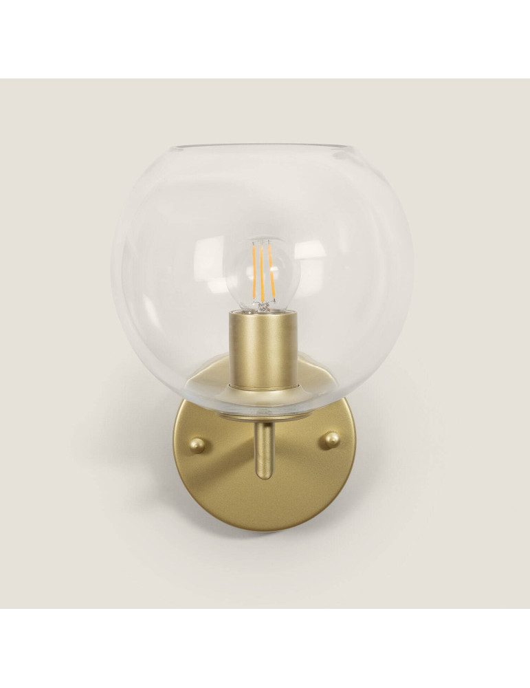 Lampe Murale Métal et Verre Bern