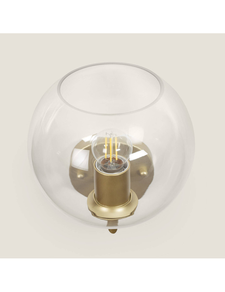 Lampe Murale Métal et Verre Bern