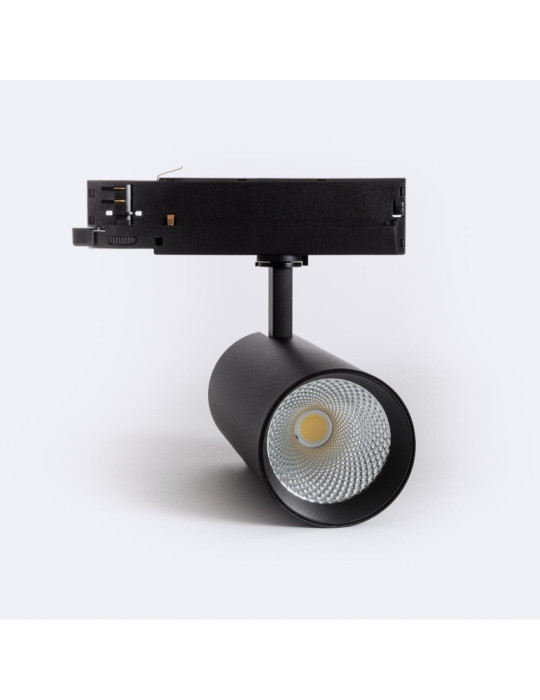Spot LED sur Rail Triphasé 40W Carlo Noir