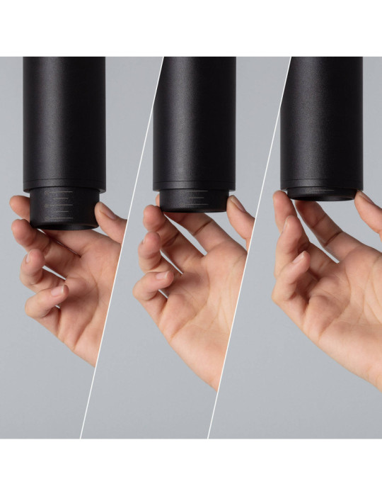 Suspension Aluminium Multiangle 10-50º pour Ampoule GU10