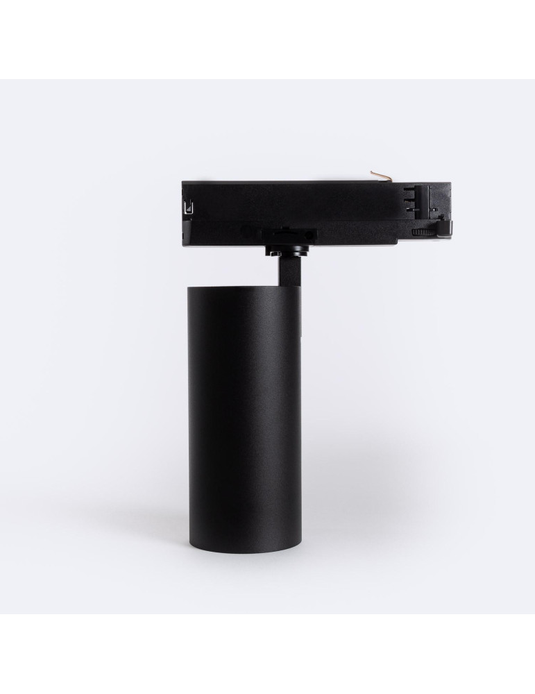 Spot LED sur Rail Triphasé 40W Carlo Noir