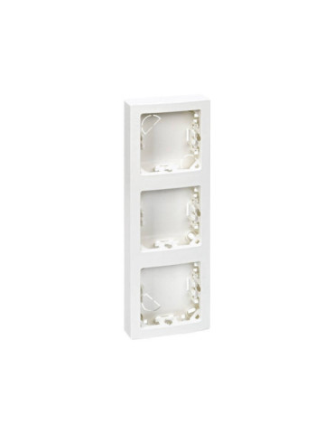 Cadre avec Base pour 3 Emplacements Verticaux SIMON 73 LOFT 73631