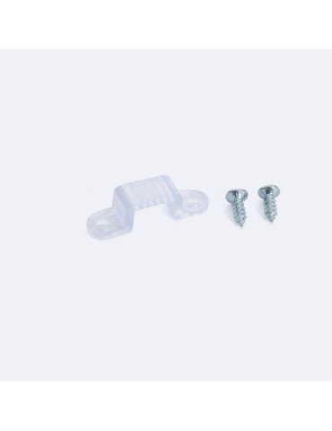 Clip de fixation pour Ruban LED 220V AC SMD2835 & COB Largeur 12 mm