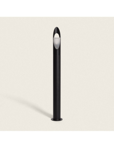 Balise sur Pied Extérieure Aluminium 80cm Oblong
