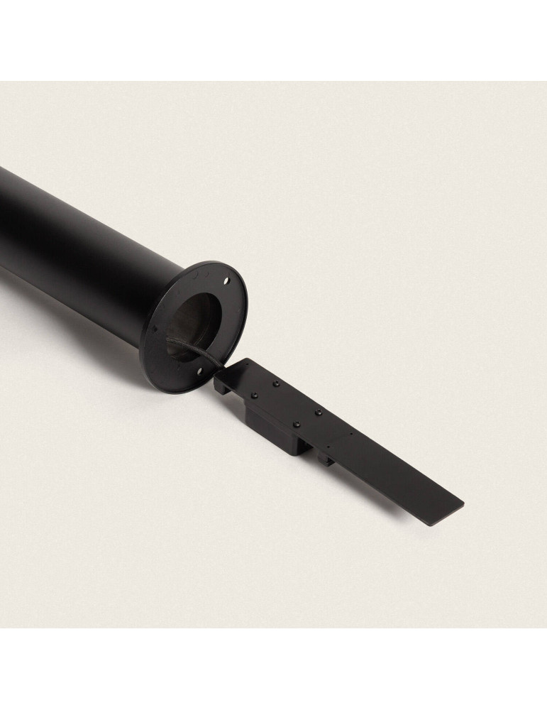 Balise sur Pied Extérieure Aluminium 80cm Oblong