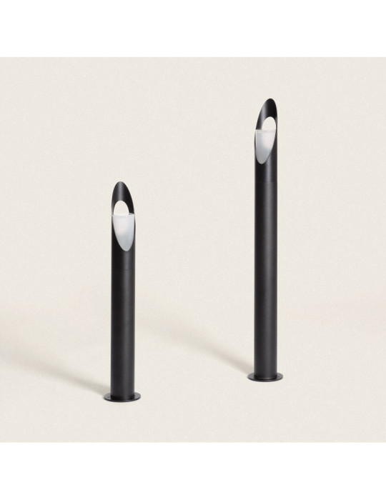 Balise sur Pied Extérieure Aluminium 80cm Oblong