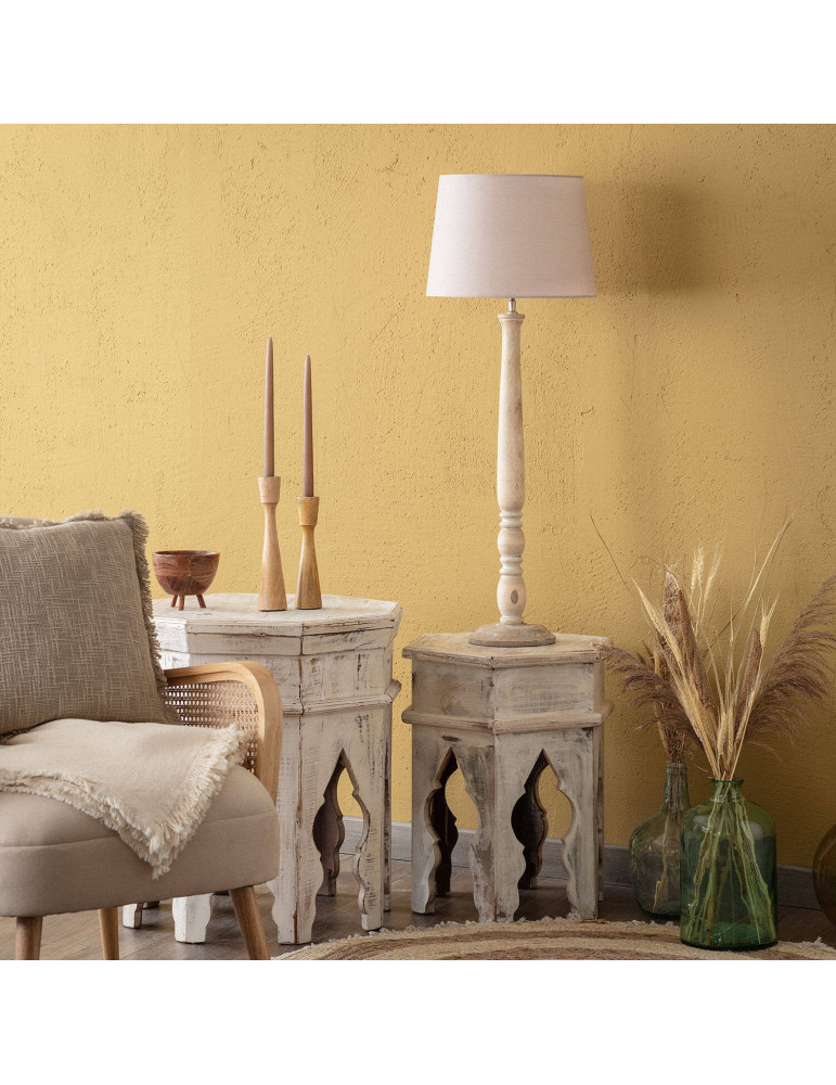 Lampe à Poser en bois Daksh ILUZZIA