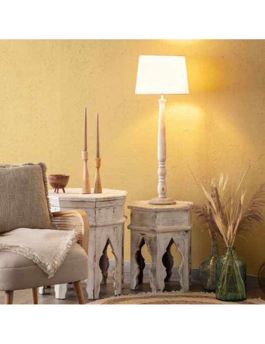 Lampe à Poser en bois Daksh ILUZZIA
