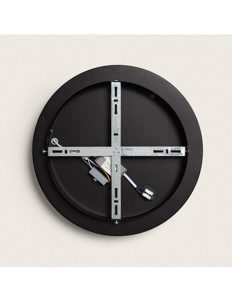 Plafonnier LED Rond 30W Métal Ø380 mm CCT Sélectionnable Jacob